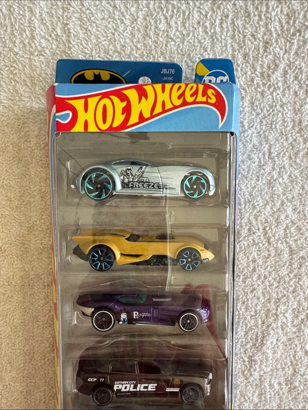 Hot Wheels Batman 5 Pack Kids Toy Cars - Multi-Color